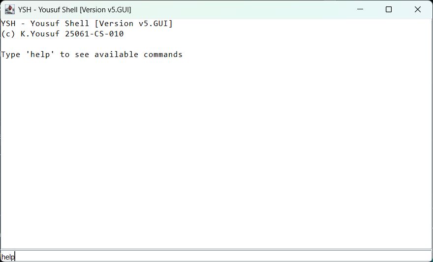 YSH v5 GUI